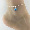 obrączka na nóżkę ptaka Blue Opal Heart obrączka, Marka Inna marka