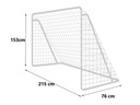 БОЛЬШИЕ ТРЕНИРОВОЧНЫЕ МЕТАЛЛИЧЕСКИЕ ФУТБОЛЬНЫЕ ВОРОТА 215x153