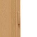 Двери складные, светлый дуб, 80 см.