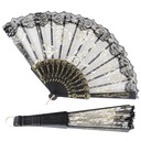 ЯПОНСКИЙ СКЛАДНОЙ ДЕКОРАТИВНЫЙ КРУЖЕВНОЙ ВЕЕР