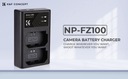 Зарядное устройство K&F Sony NP-FZ100
