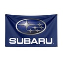Флаг Subaru холст 90х150см огромный