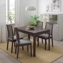 IKEA EKEDALEN EKEDALEN Stôl a 4 stoličky 120/180 cm Značka Ikea