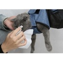 Pohodlná taška na starostlivosť o mačky, priedušná mäkká hojdacia sieť na nechty Typ nožnice