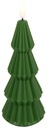 ŚWIECA LED CHOINKA ZIELONA światło białe ciepłe lekko migające 20cm