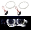 КІЛЬЦЯ АНГЕЛ EYES ХОДОВІ ВОГНІ ДХВ СВІТЛА ДЕННИЙ COTTON SMD КОЛІР БІЛИЙ BMW 2X 100MM 2ШТ  (18095225715) фото min 6