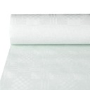 Скатерть белая бумажная в рулоне, 200 метров, дамаск