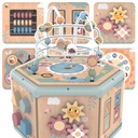 ИНТЕРАКТИВНАЯ ДЕРЕВЯННАЯ ШЕСТИУГОЛЬНИКА МОНТЕССОРИ, ОТКРЫВАЮЩАЯ ЯЩИК ДЛЯ ИГРУШЕК TooKY