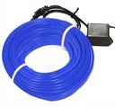 EL WIRE Светодиодная оптоволоконная лента для окружающей среды, 10 м, синяя