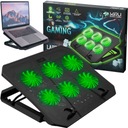 ОХЛАЖДАЮЩАЯ ПОДСТАВКА ДЛЯ НОУТБУКА 12-17 ЧЕРНАЯ РЕГУЛИРУЕМАЯ ПОДСТАВКА С СВЕТОДИОДОМ С USB