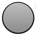 Зеркало KOŁO круглое настенное в черной раме, 30 см
