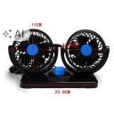 WIELOKOLOROWY ВЕНТИЛЯТОР АВТО 12V Z ПОДВІЙНА GLOWICA, ПОВОРОТНИЙ O 360°  (18863674342) фото min 11