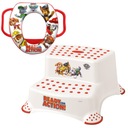 МЯГКОЕ СИДЕНЬЕ ДЛЯ УНИТАЗА С РУЧКАМИ + ДВУХСТУПЕНЧАТАЯ ПЛАТФОРМА PAW PATROL