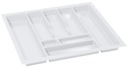 WKŁAD SZUFLADY NA SZTUĆCE ORGANIZER 70 CM BIAŁY
