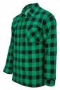ФЛАНЕЛЕВАЯ РАБОЧАЯ РУБАШКА для работы GREEN PLATED XL