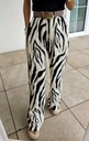 Nohavice BIANCO premium – zebra Zapínanie iné