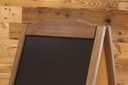 A-board, двухсторонняя деревянная подставка, 100x60 WAVE