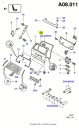 УЩІЛЬНЮВАЧ КРИШКИ БАГАЖНИКА БАГАЖНИКА FORD ESCORT/ORION 1990-1995 OE 6922049  (16453387368) фото min 7