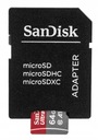 SANDISK ULTRA microSDXC 64GB 140MB/s + SD ADAPTÉR Typ karty SDXC