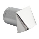 КРУГЛЫЙ ВОЗДУХОЗАБОРНИК ХРОМ Fi 100 мм DARCO