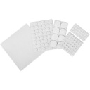 МЕБЕЛЬНЫЕ ПОДКЛАДКИ ВОЙЛОЧНЫЕ 125 шт, БЕЛЫЕ