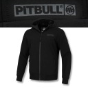 Мужской питбуль на полпути ягненка