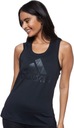 ADIDAS TOP DAMSKI CZARNY LOGO TANK DQ3151 XXS Rękaw bez rękawów