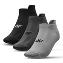 МУЖСКИЕ НОСКИ 4F СПОРТИВНЫЕ НОСКИ УНИСЕКС, 3 УПАКОВКИ AW23M201