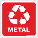 НАКЛЕЙКА на МЕТАЛЛИЧЕСКУЮ сегрегационную корзину, 15 см