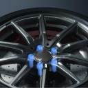 БОЛТИ КОЛЕСА АВТОМОБІЛЬНОГО M12X1.5 ЧОРНІ 20SZT DO ДИСКІВ АЛЮМІНІЄВИХ  (18315434610) фото min 6