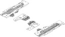 Комплект BLUM T60B3030 TIP-ON BLUMOTION для TANDEMBOX