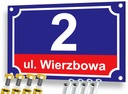 БОЛЬШАЯ АДРЕСНАЯ ТАБЛИЧКА Номер дома 40х30 ПРОСТАВКИ