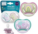 Соска AVENT SOOTHING 0–6 месяцев+ SCF085/59 ULTRA AIR RAINBOW
