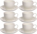 Altom Bella Чашка и блюдце 270мл экрю x6