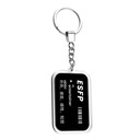 Taekwondo Keychain Akrylová Keychain F Dominujúca farba prehľadná