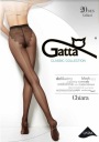 КРУЖЕВНЫЕ КОЛГОТКИ С ПОЛОСКОЙ CHIARA 20 DEN 2-S NERO