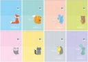 БЛОКНОТ A6 50K B&B PASTEL INTERPRINT