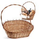 ПОДАРОЧНАЯ КОРЗИНА, БОЛЬШАЯ ПЛЕТЕНАЯ КОРЗИНА