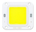 COB LED диод 50Вт DC 12В-13.5В холодный белый 6500К