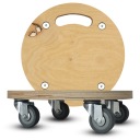 ПЛАТФОРМА ТРАНСПОРТНАЯ ТЕЛЕЖКА ДЛЯ МЕБЕЛИ 400кг круглая