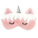 Единорог спит с завязанными глазами - розовая маска