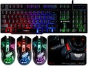 HERNÁ SADA KLÁVESNICA A PODSVIETENÁ MYŠ Kód výrobcu Gamezone keyboard mouse