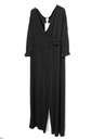 H&M nohavice KOMBINEZON čierna r 2XL 52/54 Dĺžka nohavíc dlhá
