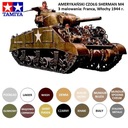 Модель танка Tamiya Tank Sherman M4 + КОМПЛЕКТ: ГРУНТОВКА, КРАСКА + ЛАК