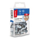 Булавки MemoBe серебряные, кассета 100 шт.