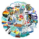 НАКЛЕЙКИ STICKERBOMB MIX OCEAN TOP 50 шт.