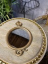 Strážna hadica Krásna - Unikátne dekoratívne zrkadlo pre obývaciu izbu Dominujúca farba zlato