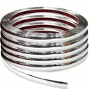 LISTWA OZDOBNA CHROM TAŚMA CHROMOWANA 4mm x 15m