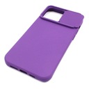 Etui do iPhone 14 Pro Max SILICONE LENS fiol+SZKŁO Marka GSM Hurt