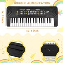Keyboard dla dzieci PRZENOŚNY zabawka pianino Z MIKROFONEM wgrane dźwięki Rodzaj pianinko
